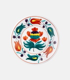 Cabana Lia floral ceramic dessert plate