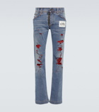 Dolce&Gabbana Re-Edition distressed slim jeans