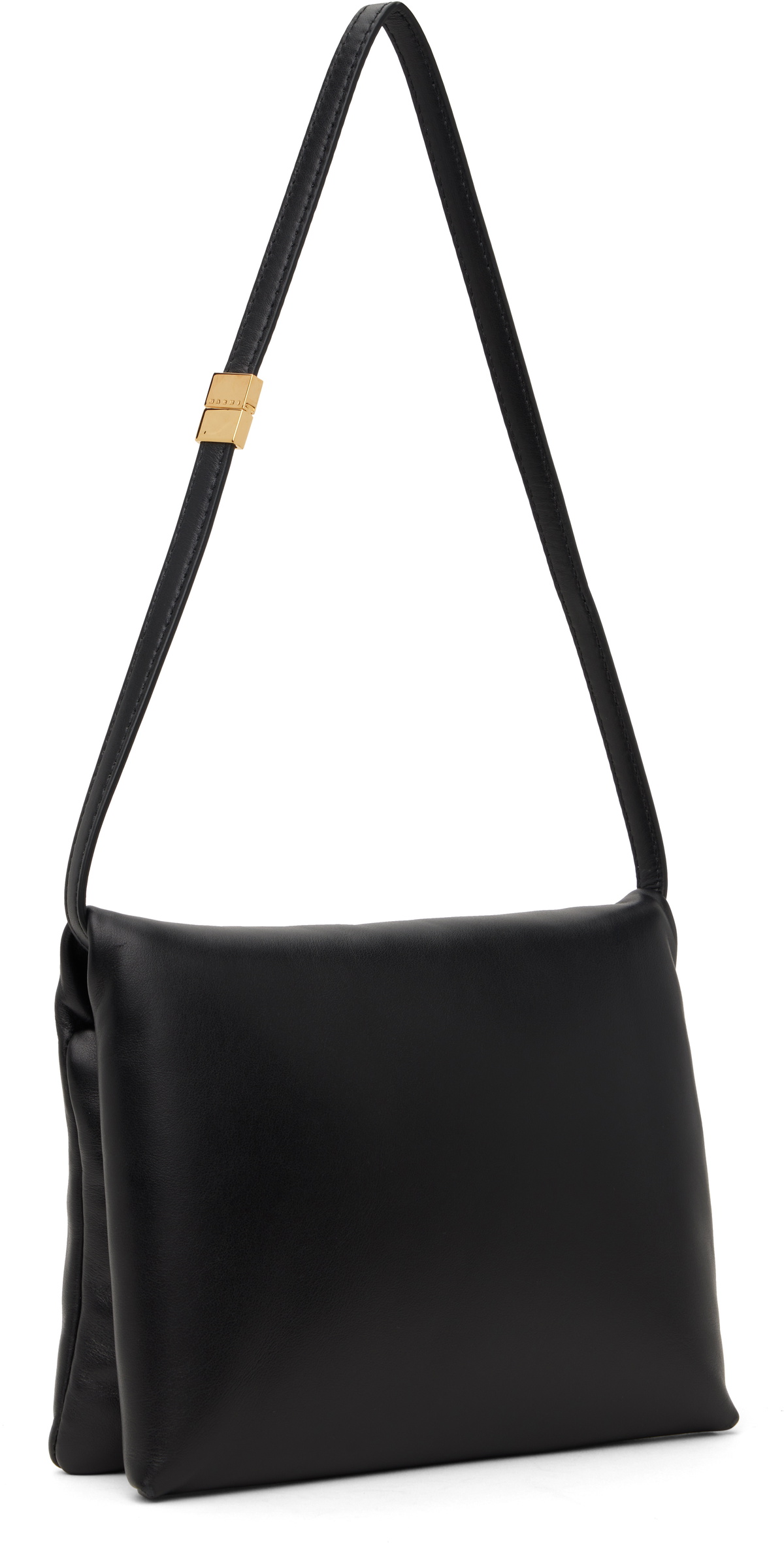 Marni Black Soft Calf Leather Pochette Bag