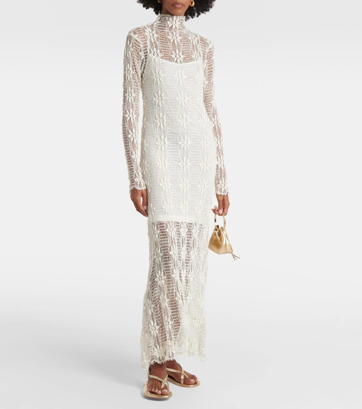 Ulla Johnson Talia floral cotton-blend lace maxi dress Ulla Johnson
