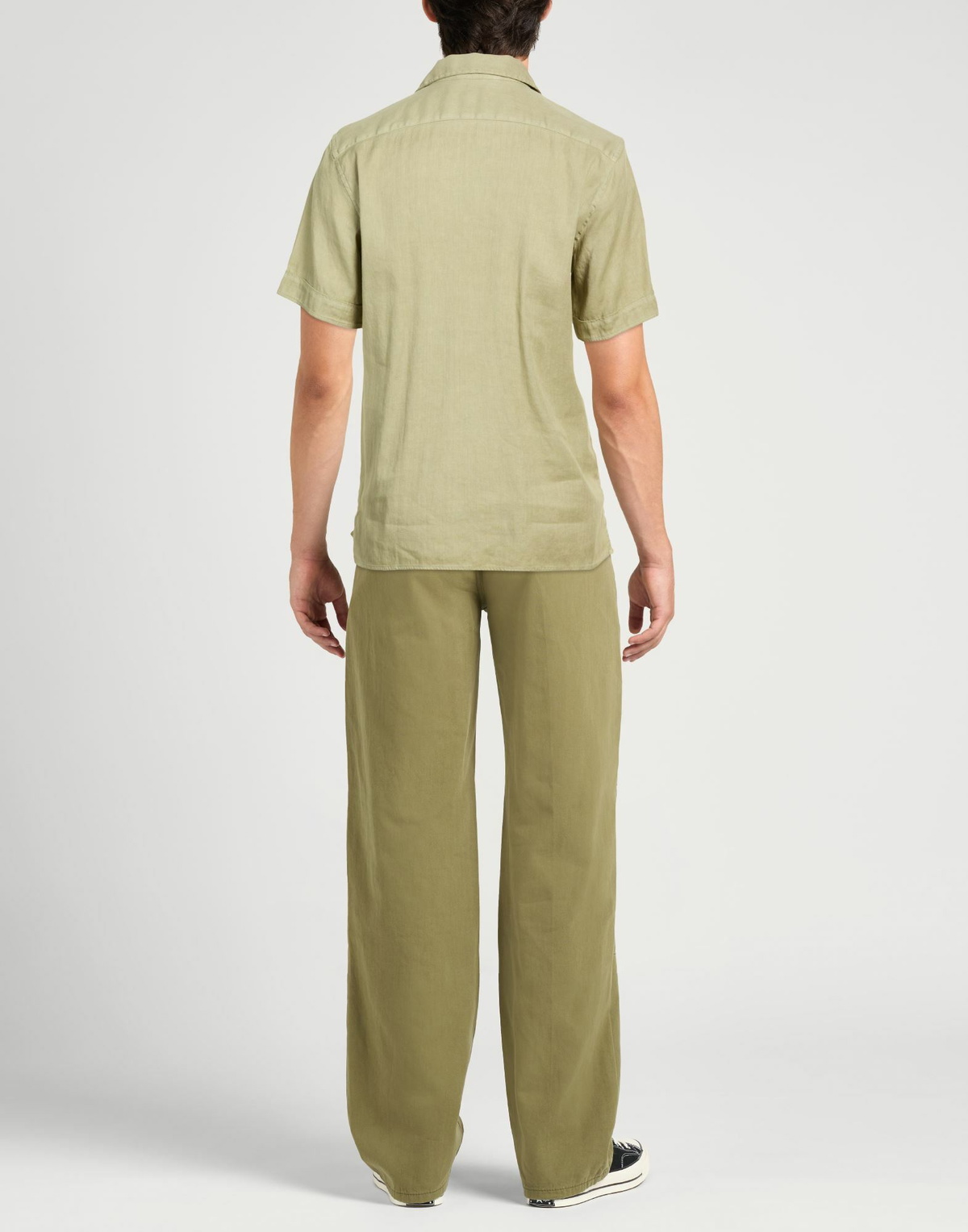 Eleventy Mens Shirt in Sage green