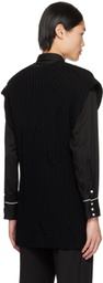 The Letters Black Tabard Vest