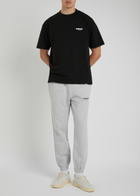 Represent Owners Club Logo-print Cotton Sweatpants Grey
