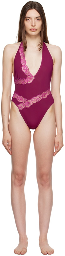Photo: VAILLANT Pink 'Une Piece' Swimsuit