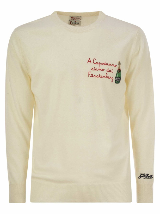 Photo: MC2 Saint Barth A Capodanno Siamo Da Furstenberg Sweater In Wool And Cashmere Blend