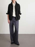 J. Mueser - Suede Overshirt - Black
