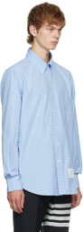 Thom Browne Blue Straight Fit Shirt