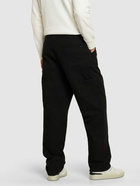 MONCLER - Washed Heavy Cotton Canvas Pants