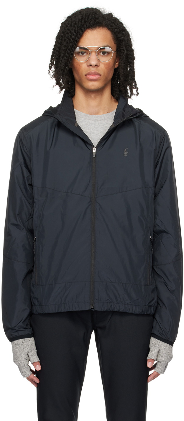 Black Water-Repellent Jacket by Polo Ralph Lauren on Sale