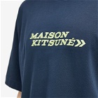 Maison Kitsuné Men's Go Faster T-Shirt in Deep Navy