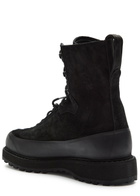 Stone Island Suede Hiking Boots Black