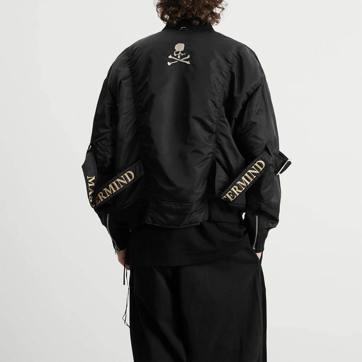 MASTERMIND WORLD Men's Bontage Ma-1 in Black