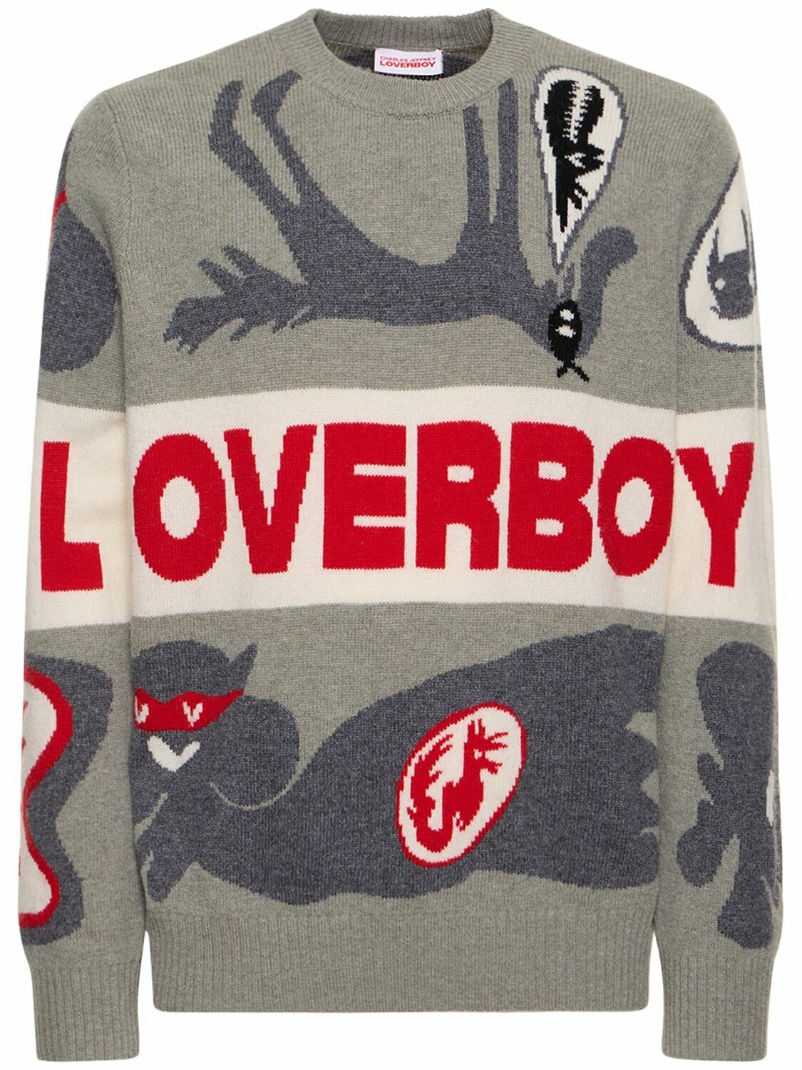 Photo: CHARLES JEFFREY LOVERBOY - Loverboy Logo Sweater