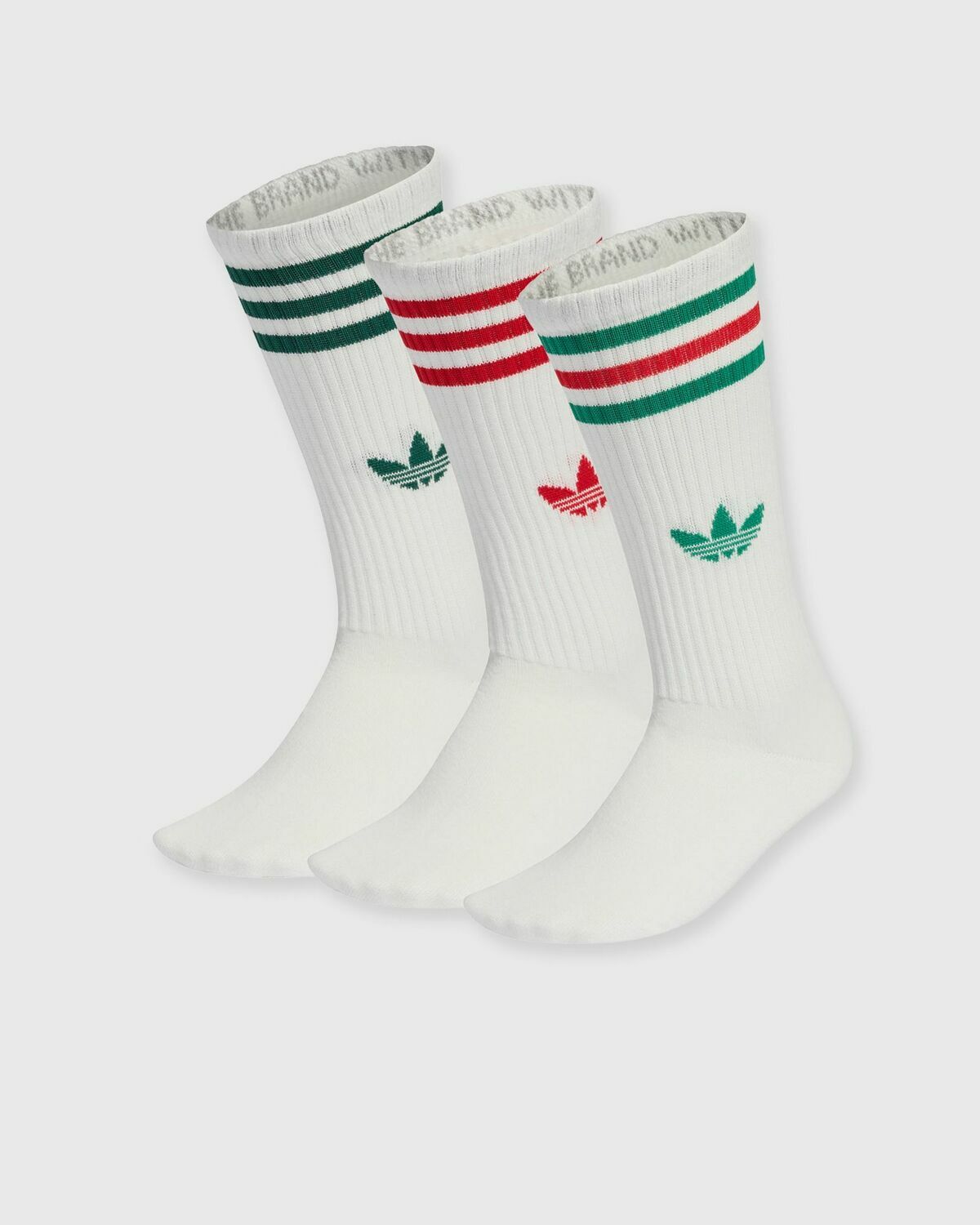 Adidas 3S HIGH CR S 3P Beige Mens Sock