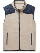 Peter Millar - Quilted Shell-Trimmed Fleece Gilet - Neutrals