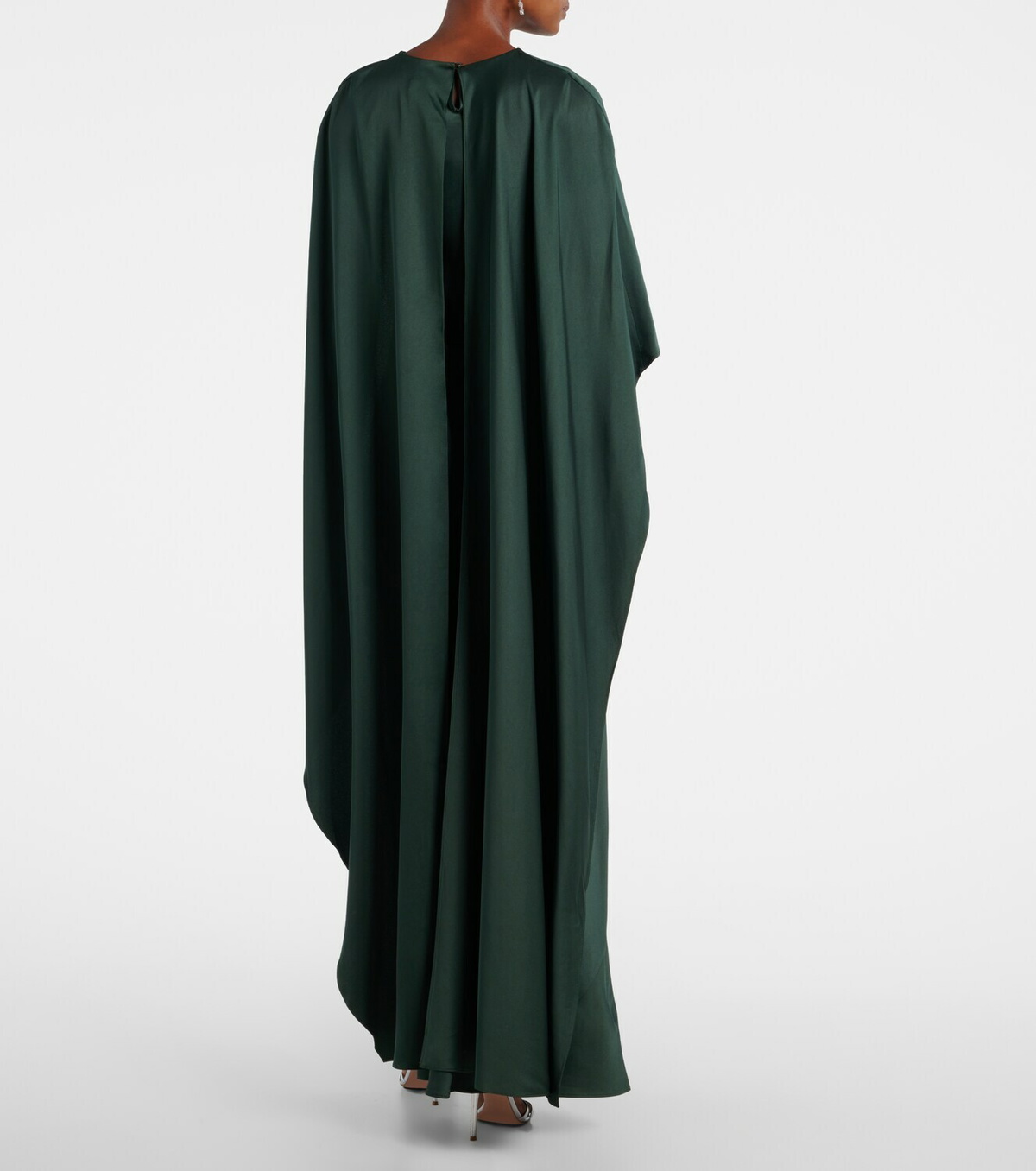 Simkhai Izel caped satin gown