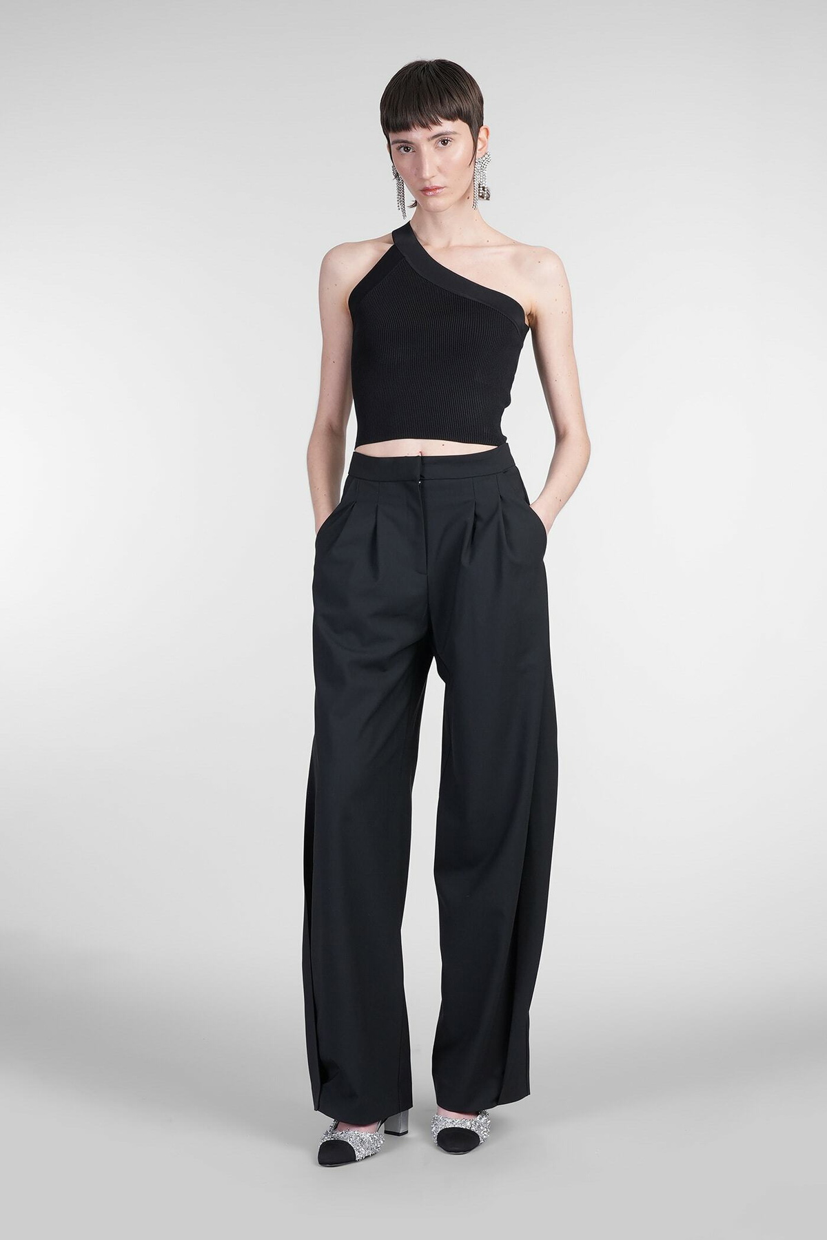 IRO Fethy Topwear In Black Viscose Iro