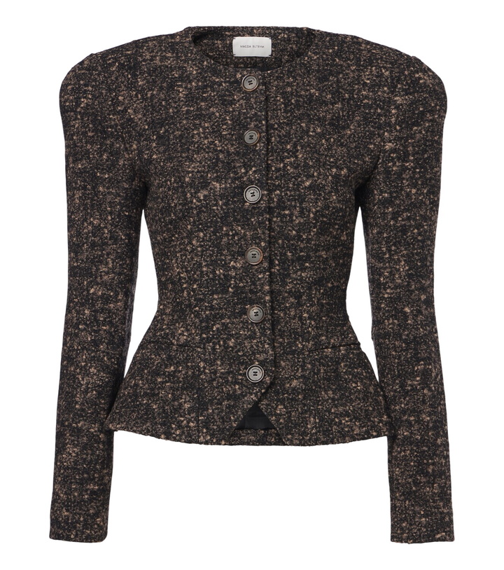 Photo: Magda Butrym Wool and cashmere-blend bouclé jacket