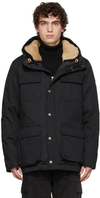 Photo: Holubar Black North Hunter Parka Jacket