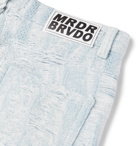 WHO DECIDES WAR by Ev Bravado - Slim-Fit Distressed Denim Jeans - Blue