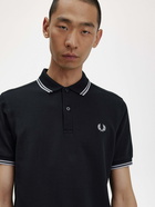 Fred Perry Polo Shirt Black   Mens