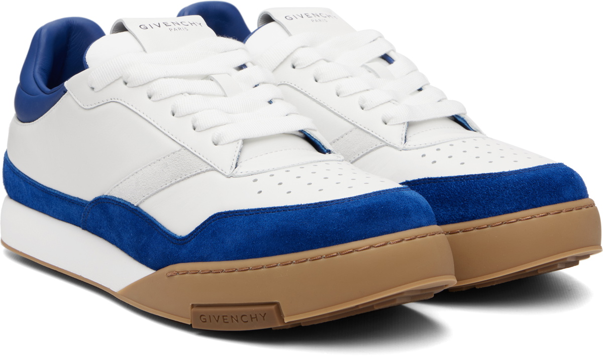 Givenchy White & Navy Yard Sneakers