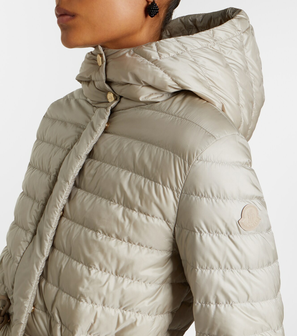 Moncler Raies hooded quilted down jacket