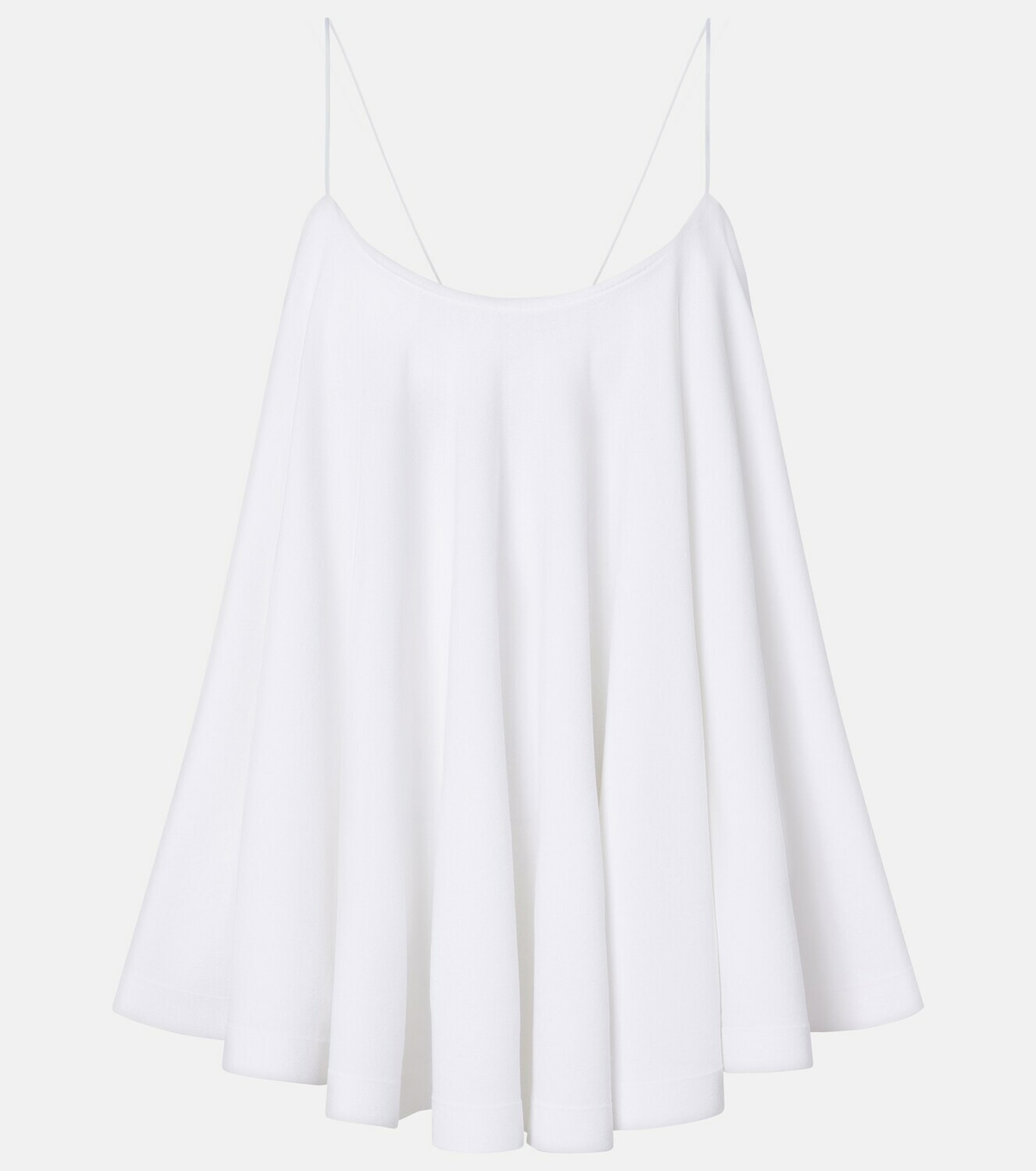 Jacquemus Voile open-back jersey top