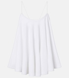 Jacquemus Voile open-back jersey top