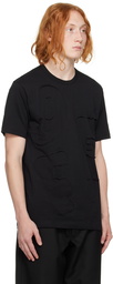 Comme des Garçons Shirt Black Cutouts T-Shirt