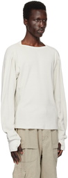 Entire Studios Off-White Thermal Long Sleeve T-Shirt