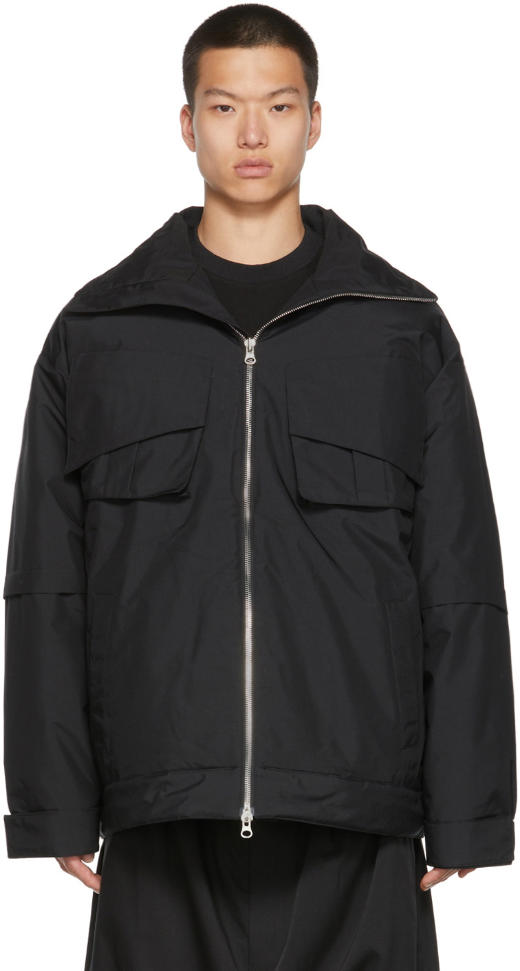 JERIH Black Padded Parka