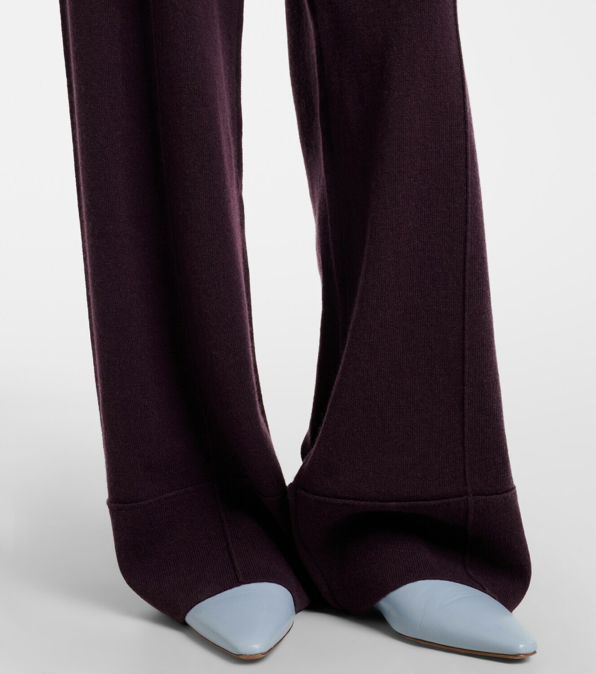 Jardin des Orangers Wool and cashmere wide-leg pants