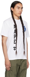 AAPE by A Bathing Ape White Bonded T-Shirt
