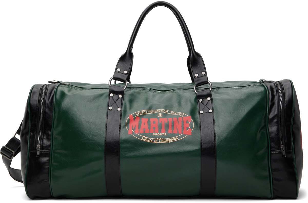Martine Rose - Foldable Dog Print Tote Bag in White Martine Rose