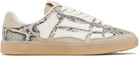 AMIRI Off-White Snake Pacific Bones Sneakers