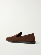 George Cleverley - Cornwall Suede Loafers - Brown