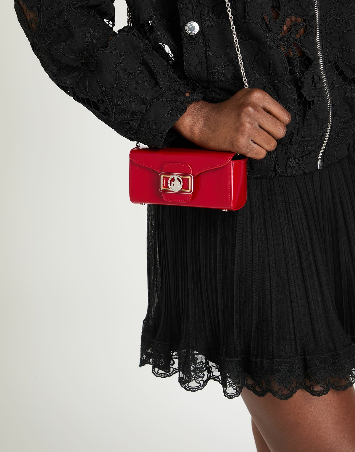 Lanvin Womens Cross-body bag in Red