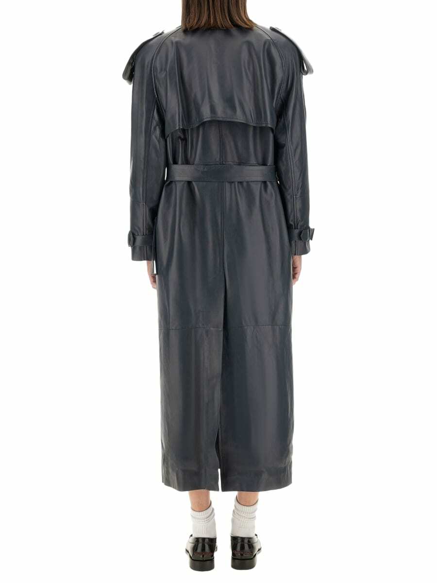 Salvatore Santoro Leather Trench Coat