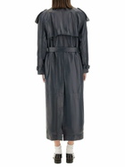 Salvatore Santoro Leather Trench Coat