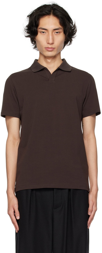 Photo: Filippa K Brown Open Placket Polo