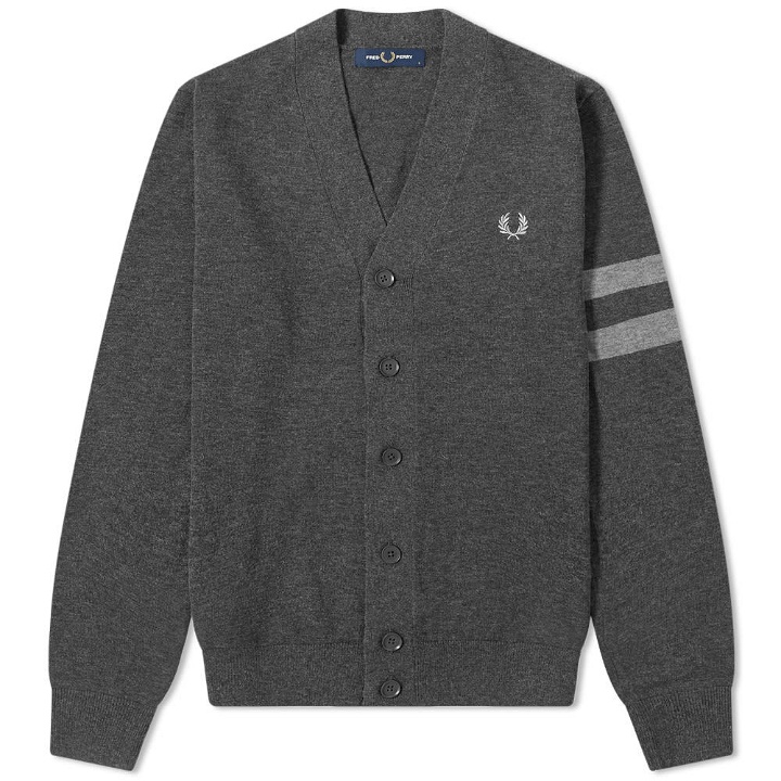 Photo: Fred Perry Authentic Engineered Stripe Cardigan