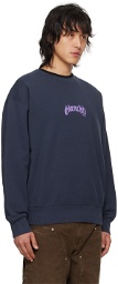Givenchy Navy Printed Sweatshirt