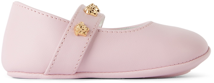 Photo: Versace Baby Pink Lambskin Pre-Walkers