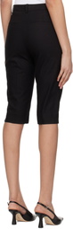 Dunst Black Slim Bermuda Shorts