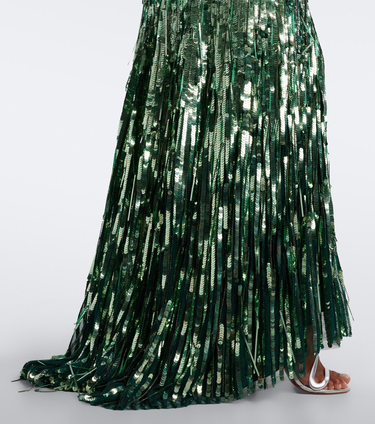 Jenny Packham Kimi sequined strapless gown