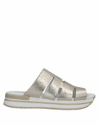 Hogan Womens Sandals Platinum
