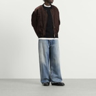 Maison Margiela Men's Reversible Bomber Jacket in Dark Brown