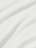 Officine Générale - Garment-Dyed TENCEL™ Lyocell and Linen-Blend T-Shirt - White