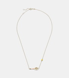 Aliita Tennis Pelota 9kt gold charm necklace